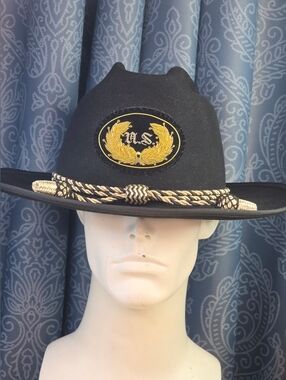 Hatcrafters 19018 U.S. Military Cavalry Style Slouch Hat Size 7 1/2